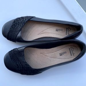 Clark’s Collection Black Flats